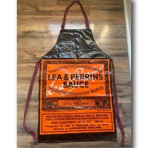 Vintage Lea & Perrins Worcestershire Sauce Promotional Apron.